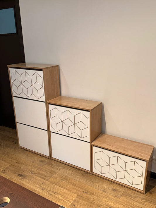 Meuble chaussure Mosaïque