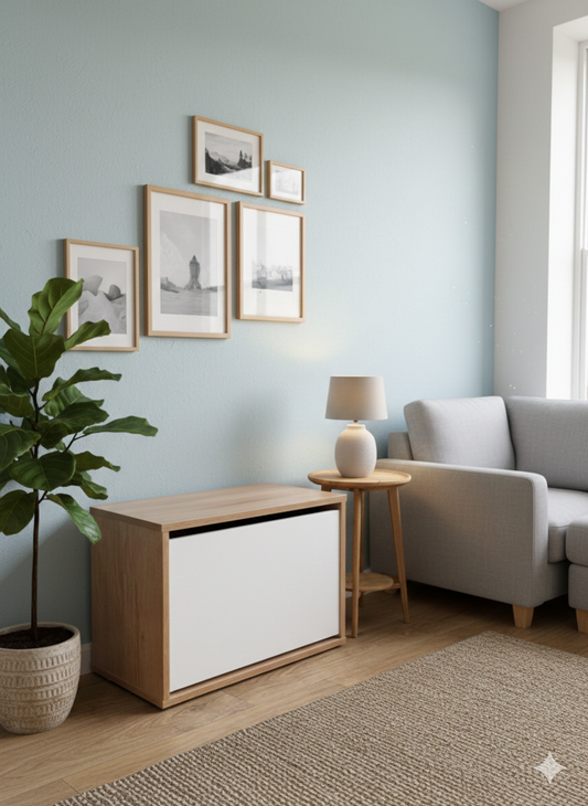 Meuble chaussure blanc